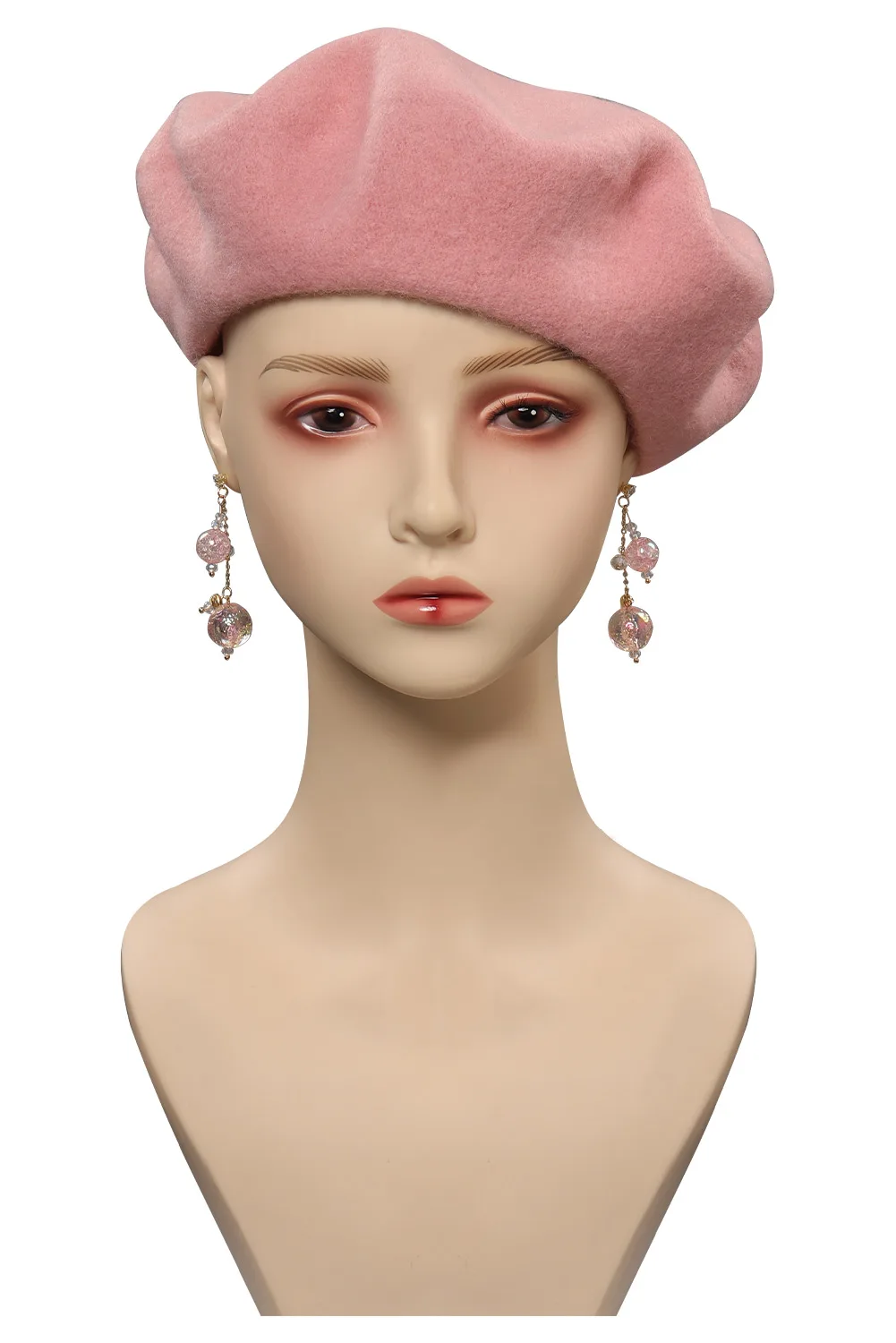 Vêtements de chapeau de film Barbei pour femmes, accessoires de costume, casquette de cosplay Margot, boucles d'oreilles, nœud, chapeau de groupe de sauna Ken trempé, fête d'Halloween