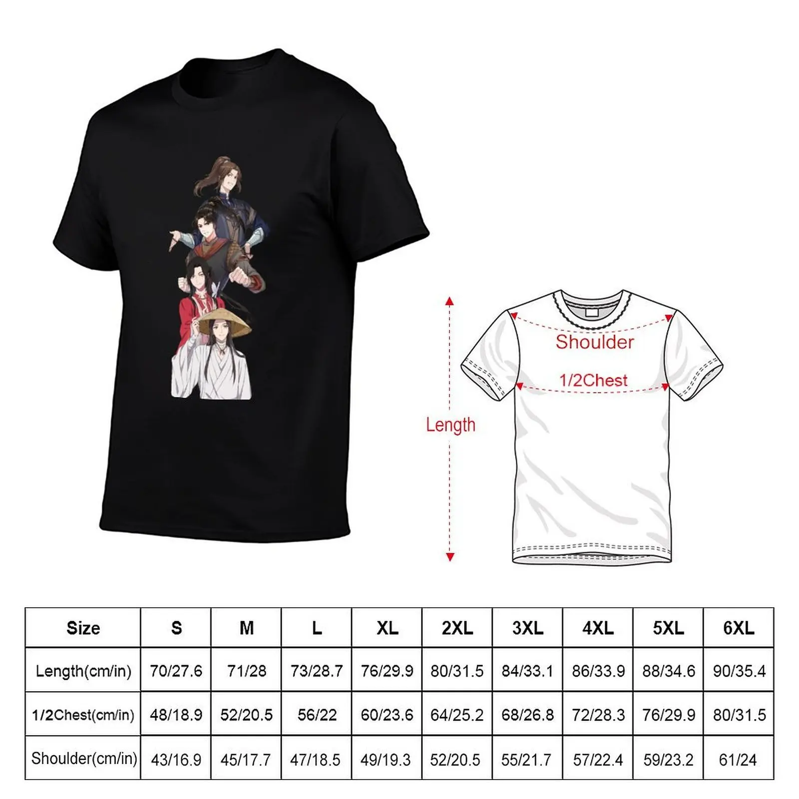Anime Heaven Officials Blessing T-Shirt graphic t shirts for man t shirts for man graphic funny T-Shirt