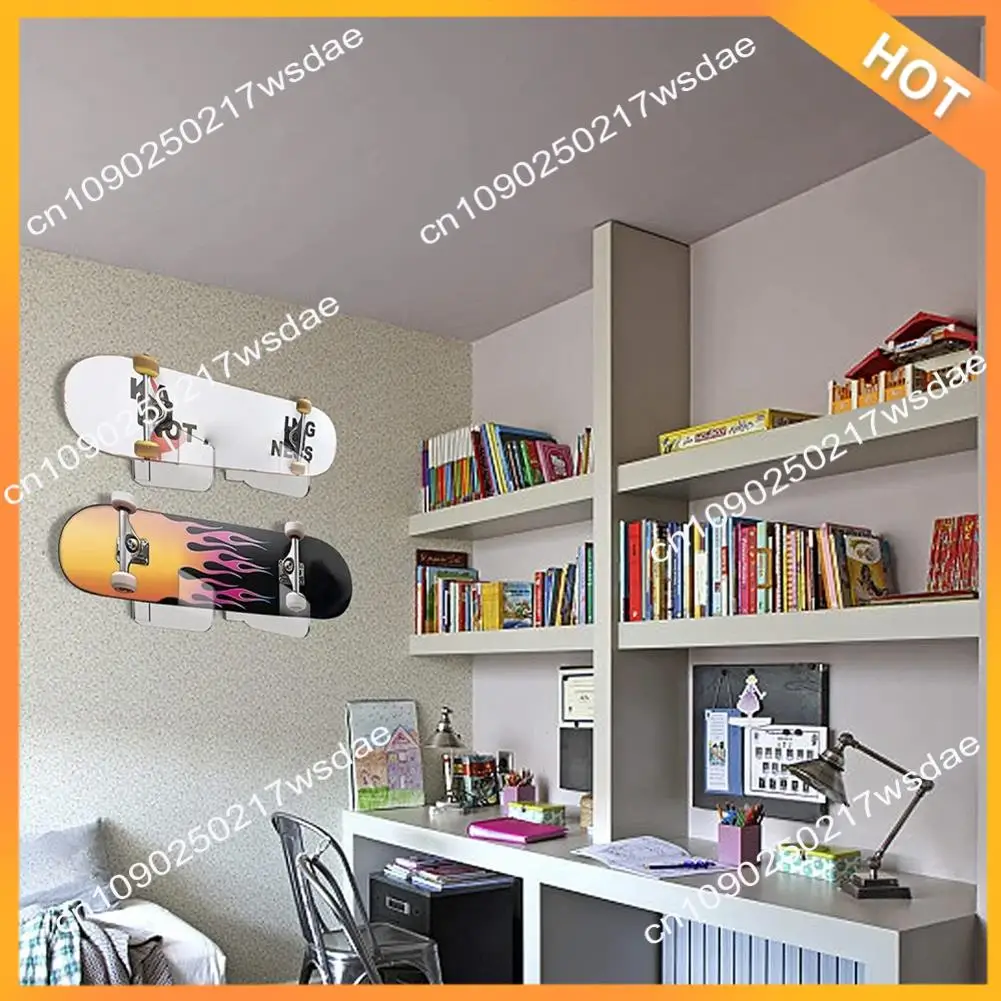 X08A ホームウォールスケートボードラック、壁掛けスケートボード収納ラック、スケートボード収納ラック