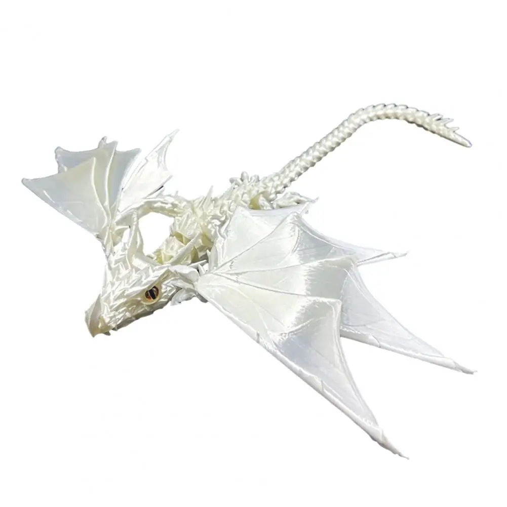 Simulated Dragon Ornament 3d Printed Dragon Toy with Articulated Joints Movable Bird Fidget Figurine Action Figure for Kids