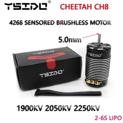 YSIDO CHEETAH CH8 4268 Sensored Brushless Motor 1900KV 2050KV 2250KV 5.0mm Shaft for 1/8 1/7 1/10 RC Monster Off-road Truck Car