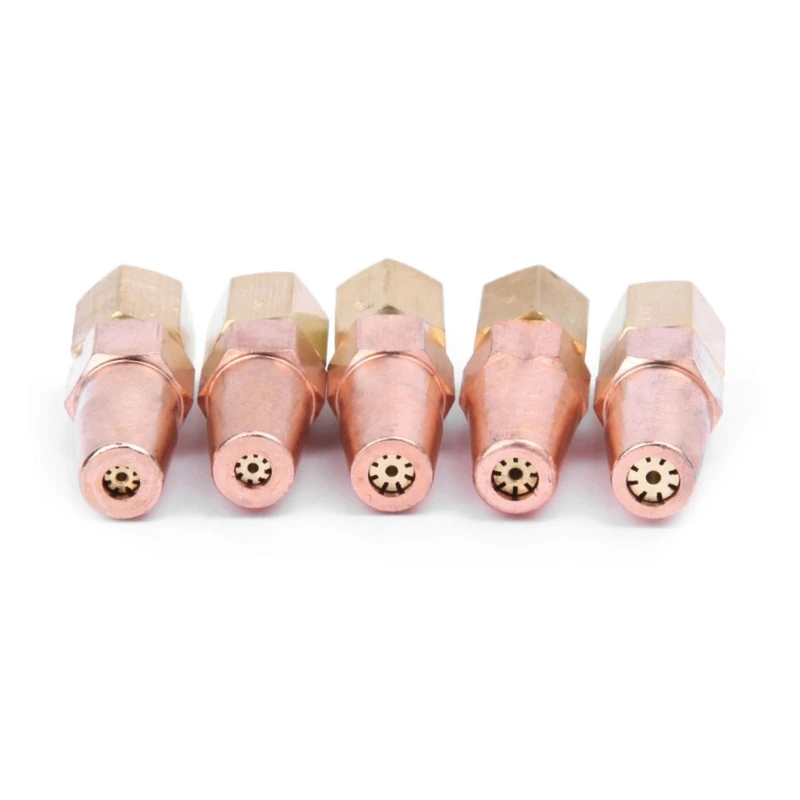 H01-6 용접 토치 노즐 M4YD용 5Pcs 용접 팁 OxygenGas 프로판 아세틸렌