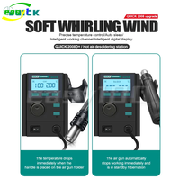 QUICK 2008D+ Desoldering Rework Station Intelligent Digital Display Hot Air Gun 750W lead-free CPU Motherboard Repair Tool