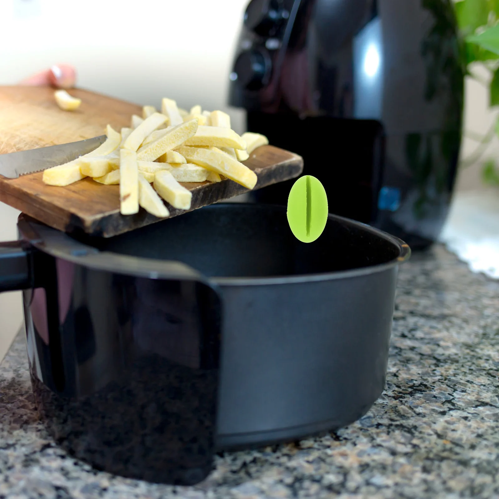 

1pc Temperature Probe Clip Premium Silicone Scratch Proof Holder For Grill Fryer Pot Side Cooking Utensils Kitchen Tool