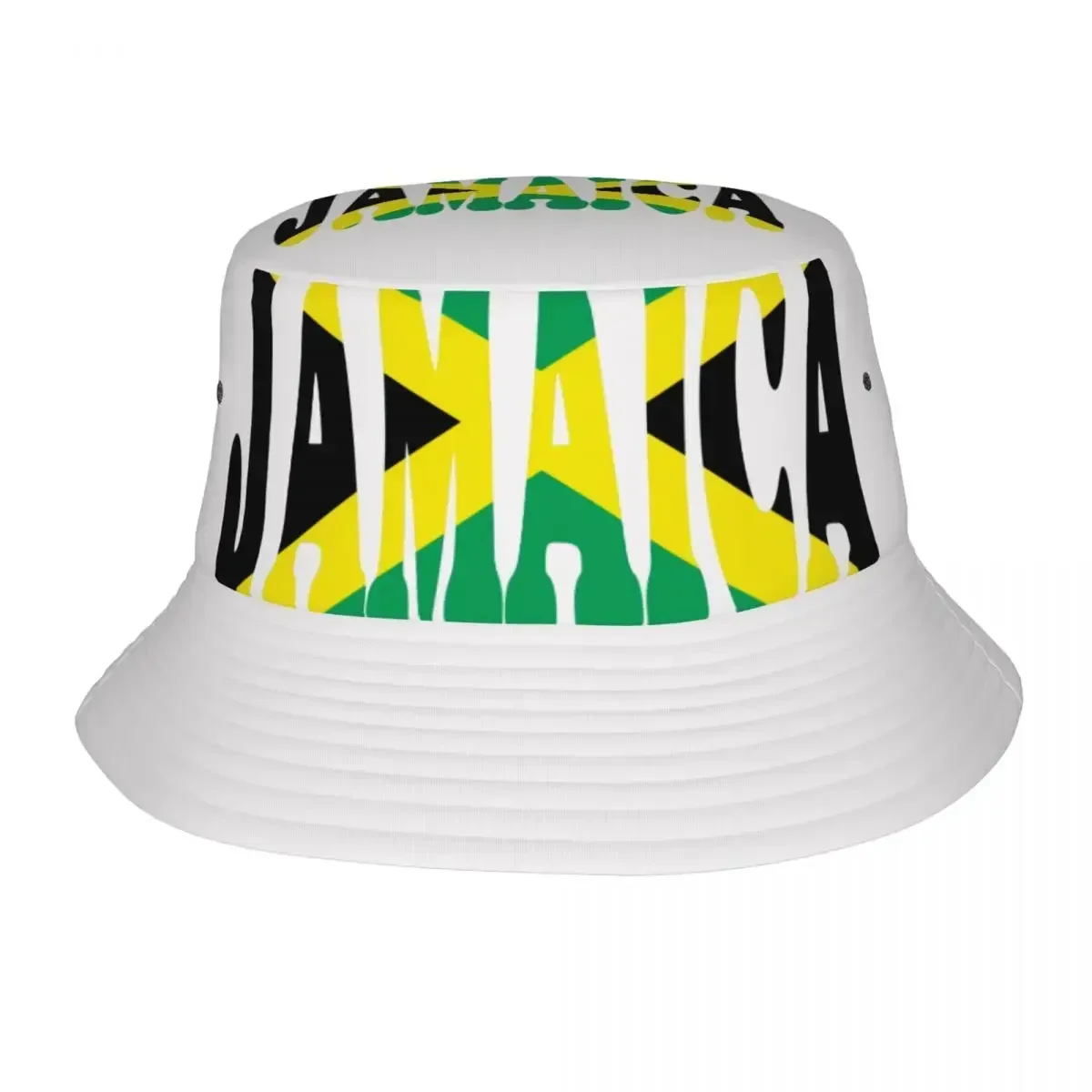 Jamaica Flag Fisherman Cap Hip Hop Gorras Summer Unisex Printing Bucket Hat Outdoor Gardening Beach Camping Hiking Fishing Caps