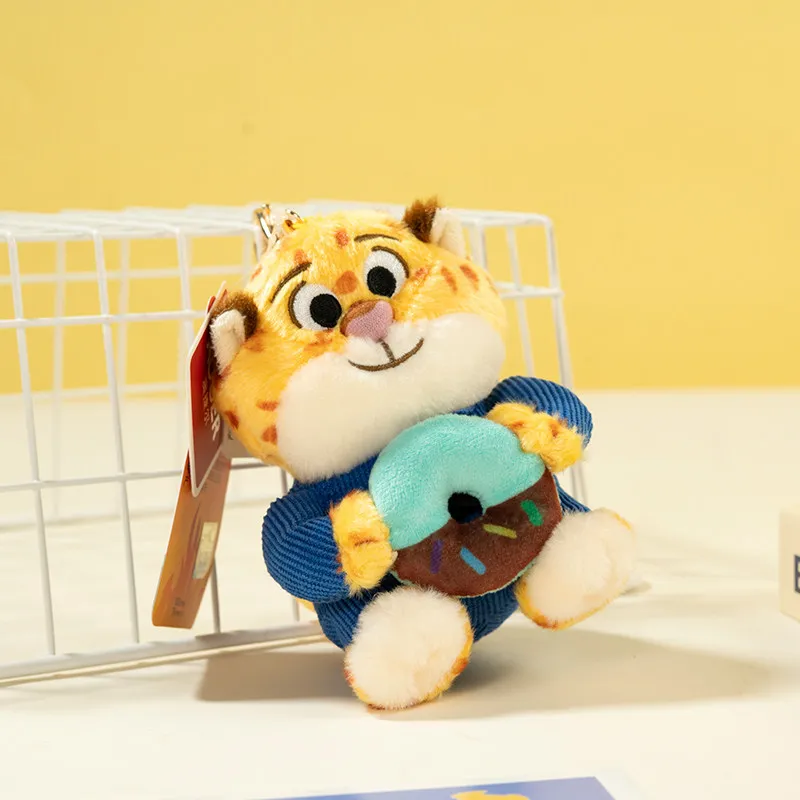 Zootopia Ufficiale Ciondolo Borsa Leopardo Simpatico Peluche Regalo Disney Peluche da Collezione per Appassionati di Film