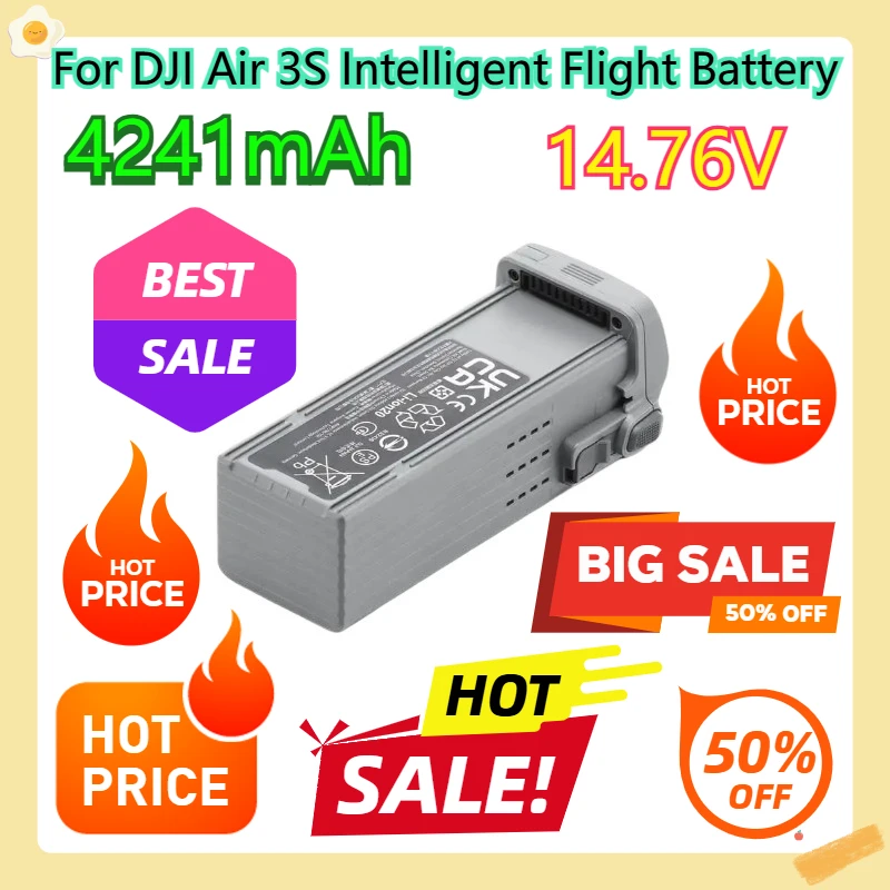 

For DJI Air 3S Intelligent Flight Battery 4241MAh