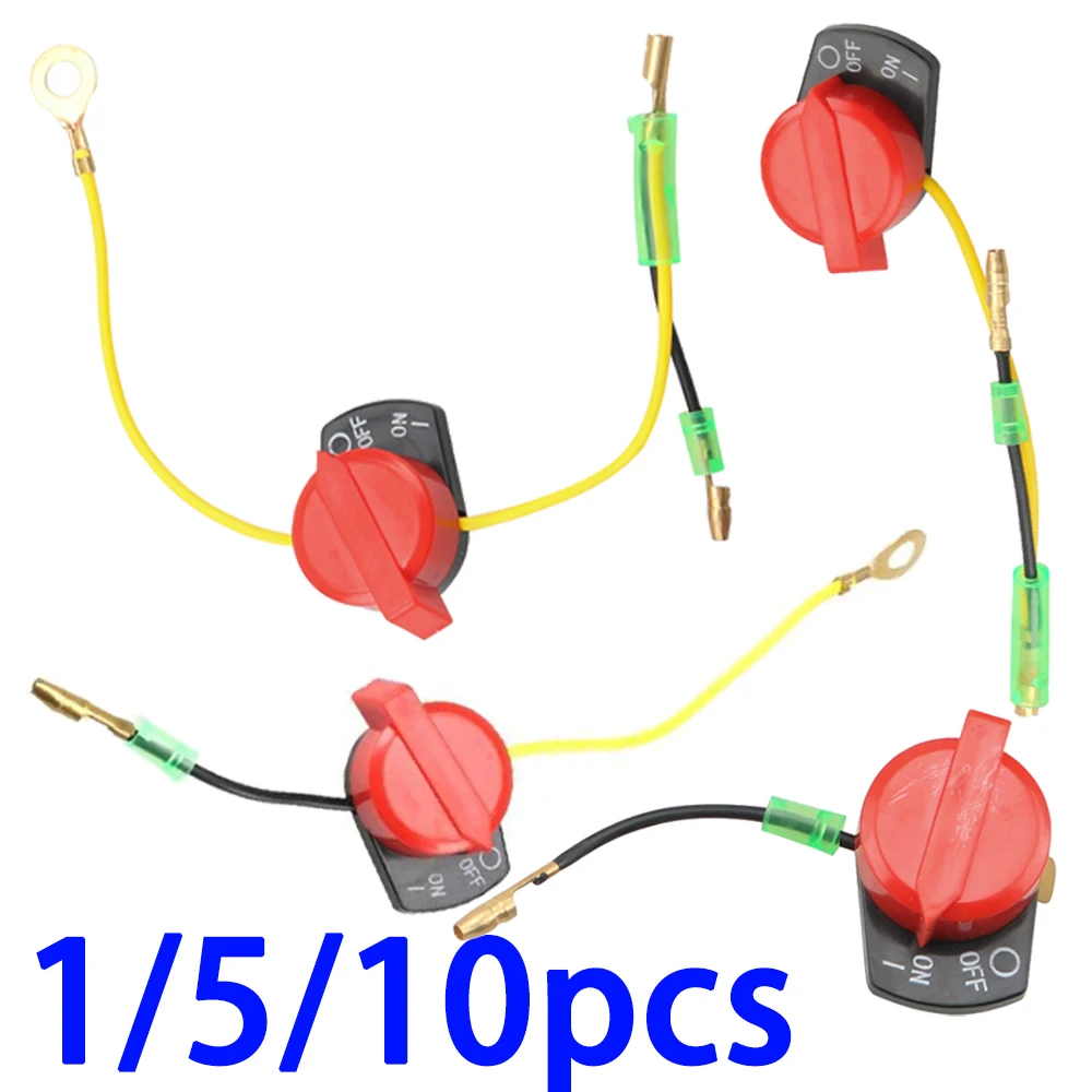 

1/5/10pcs ON Off Switch Engine Power Stop Kill Switch For GX160 Petrol Engines ON OFF Stop Start Switches