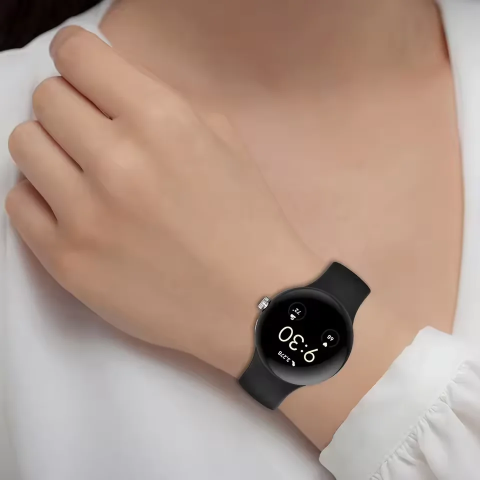 Silicone Strap For Google Pixel Watch 4/3 45mm 41mm comfortable Breathable Band For Google Pixel Watch 2/1 accessories Bracelet