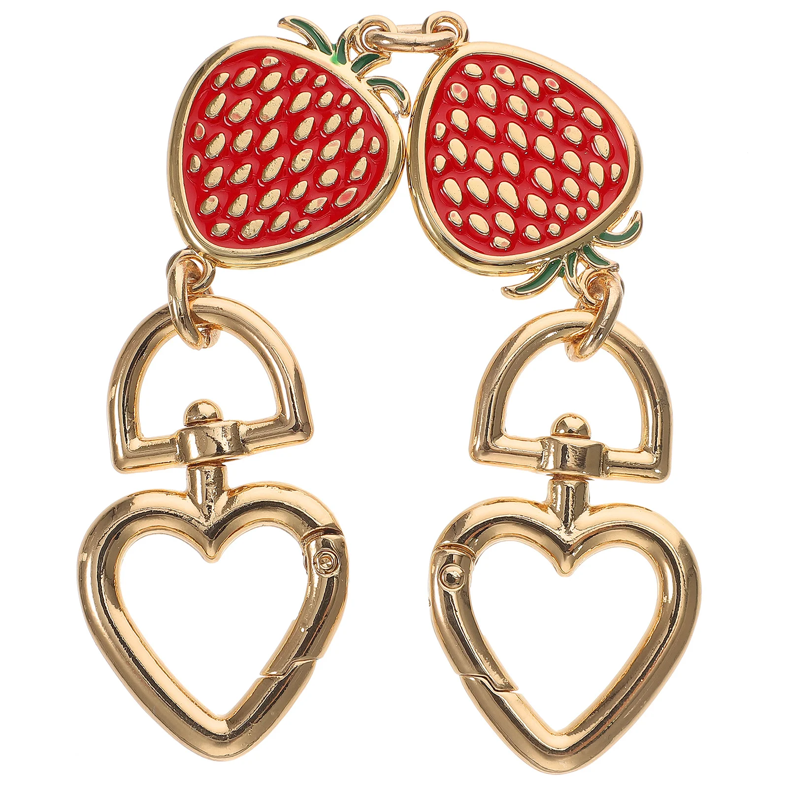 Tasverlengketting met stijlvol aardbeienontwerp Sterke slijtvaste vervangende riem voor crossbody-schoudertas Modieus