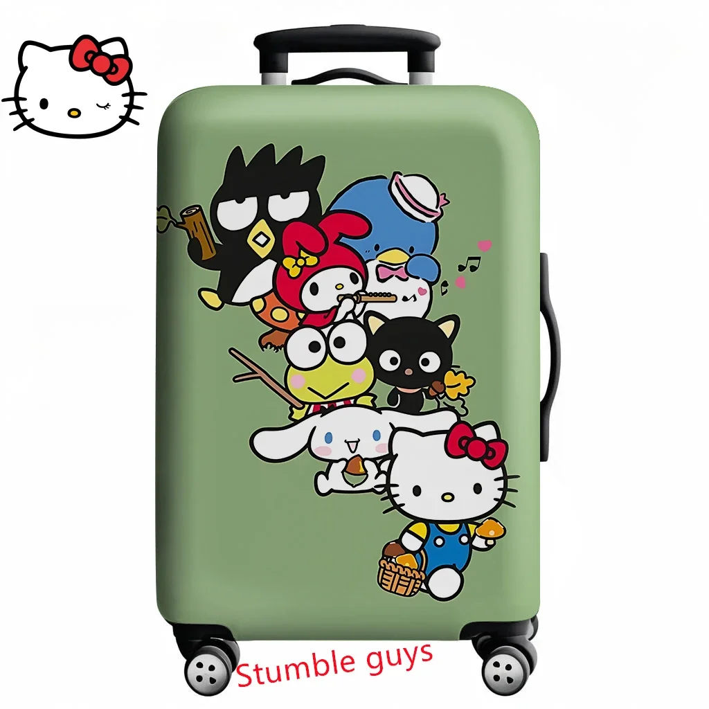 Protezione da viaggio per valigia Kawaii Hello Kitty adatta per bagagli da 18-32 pollici con stampa anime