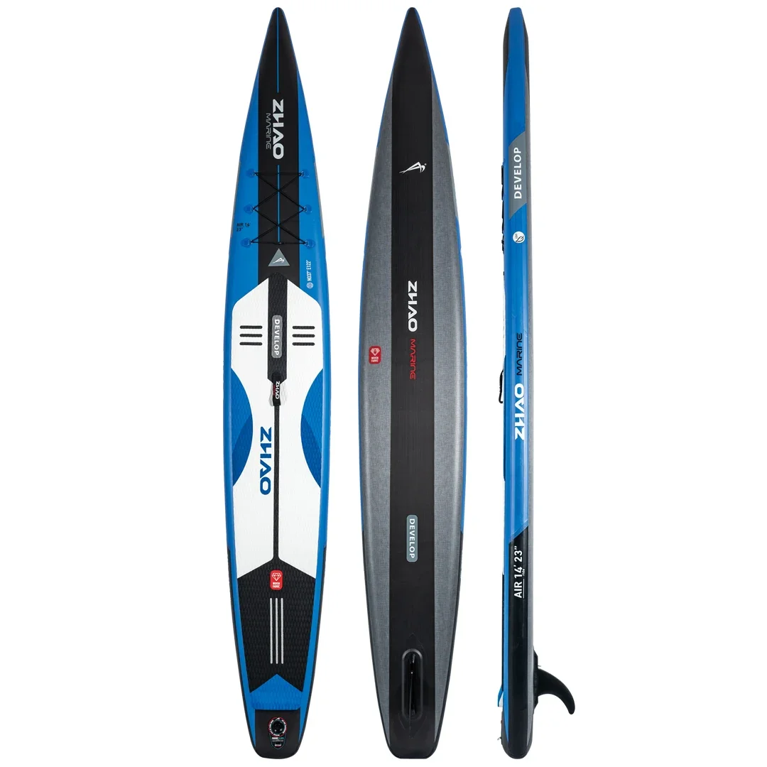 Wholesale sup racing board inflatable sup paddle board water table boat with pump racing sup board surfboard for surf