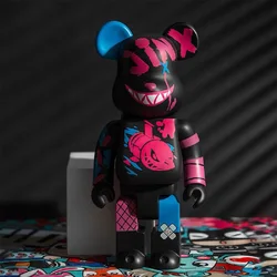 28cm 400% JinX Bear Action Figures DIY Painted Medicom Home Decoration Kids Christmas Gifts
