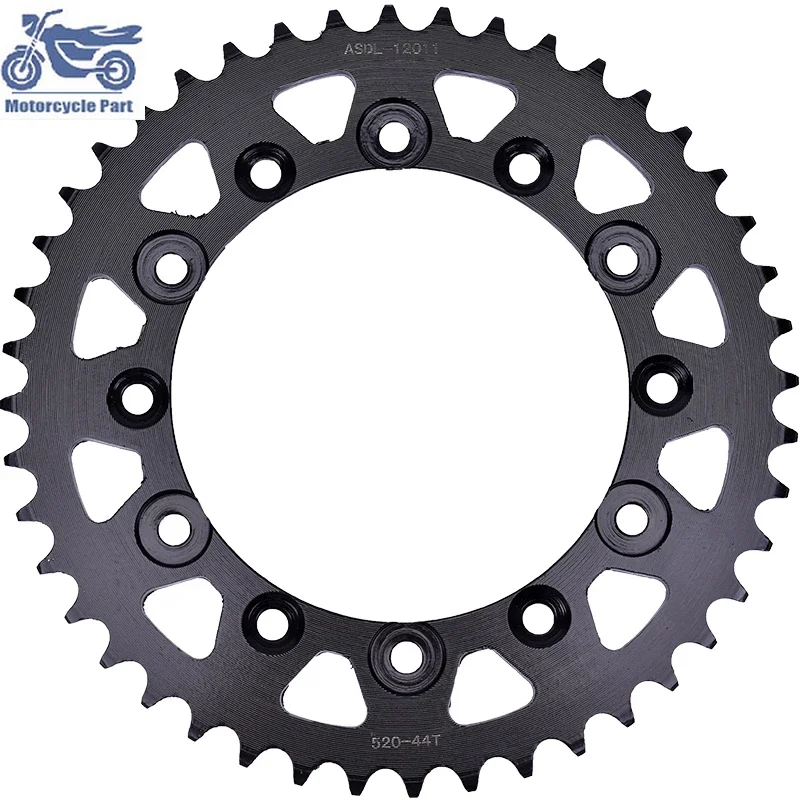 Motorcycle Equipments & Parts Front Rear Sprocket 13T 44T-520 For YAMAHA WR250 WR 250 2008-2020 WR250 F-N P R S T V 5UM6 01-06