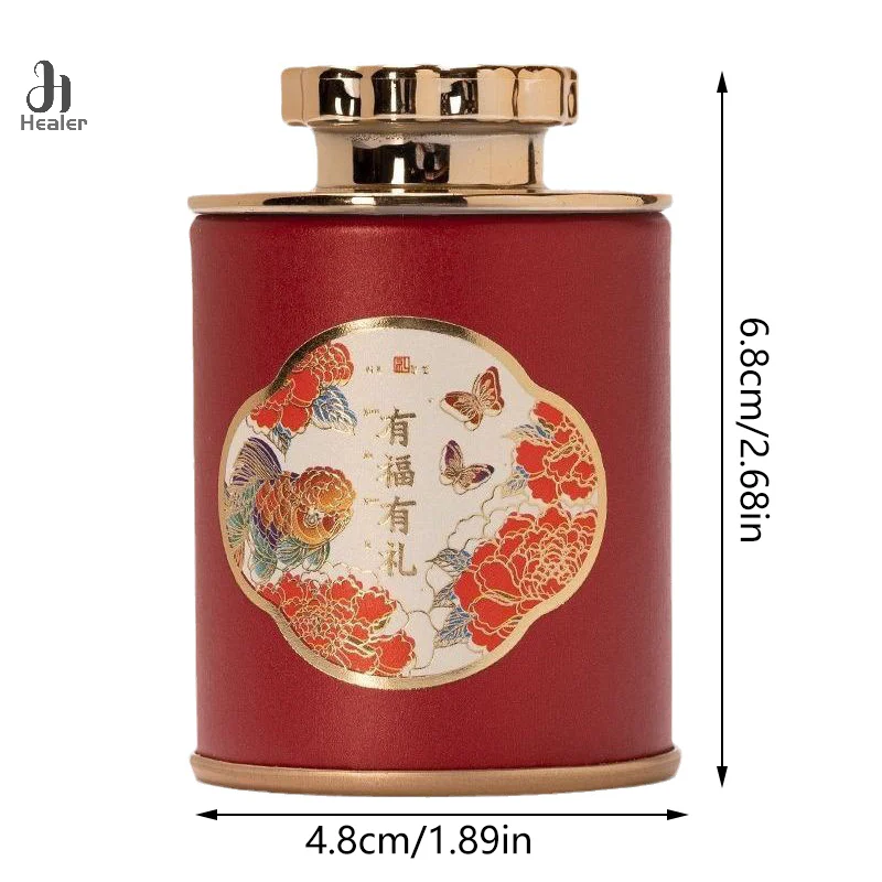 Mini Black Tea Green Tea Airtight Smellugar Coffee Caddy Organizer Travel Portable ContainerSealed Can Tea Jar Storage Boxes
