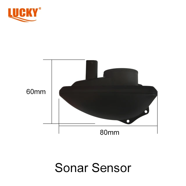 Luckysmart-Localizador de peces portátil, LH-1B de 3,5 pulgadas, batería de iones de litio de 3,7 V, pantalla de matriz de puntos de colores con Sensor inalámbrico tipo W