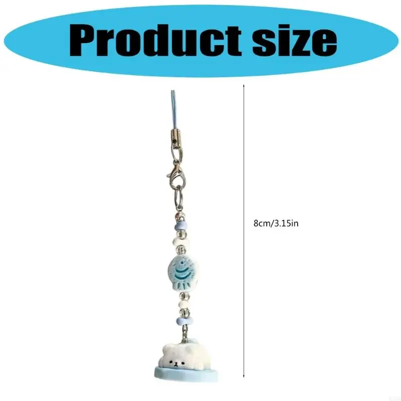 M76B Nature Inspired Bear Keychain Pendant Accessory For Fashion Individuals