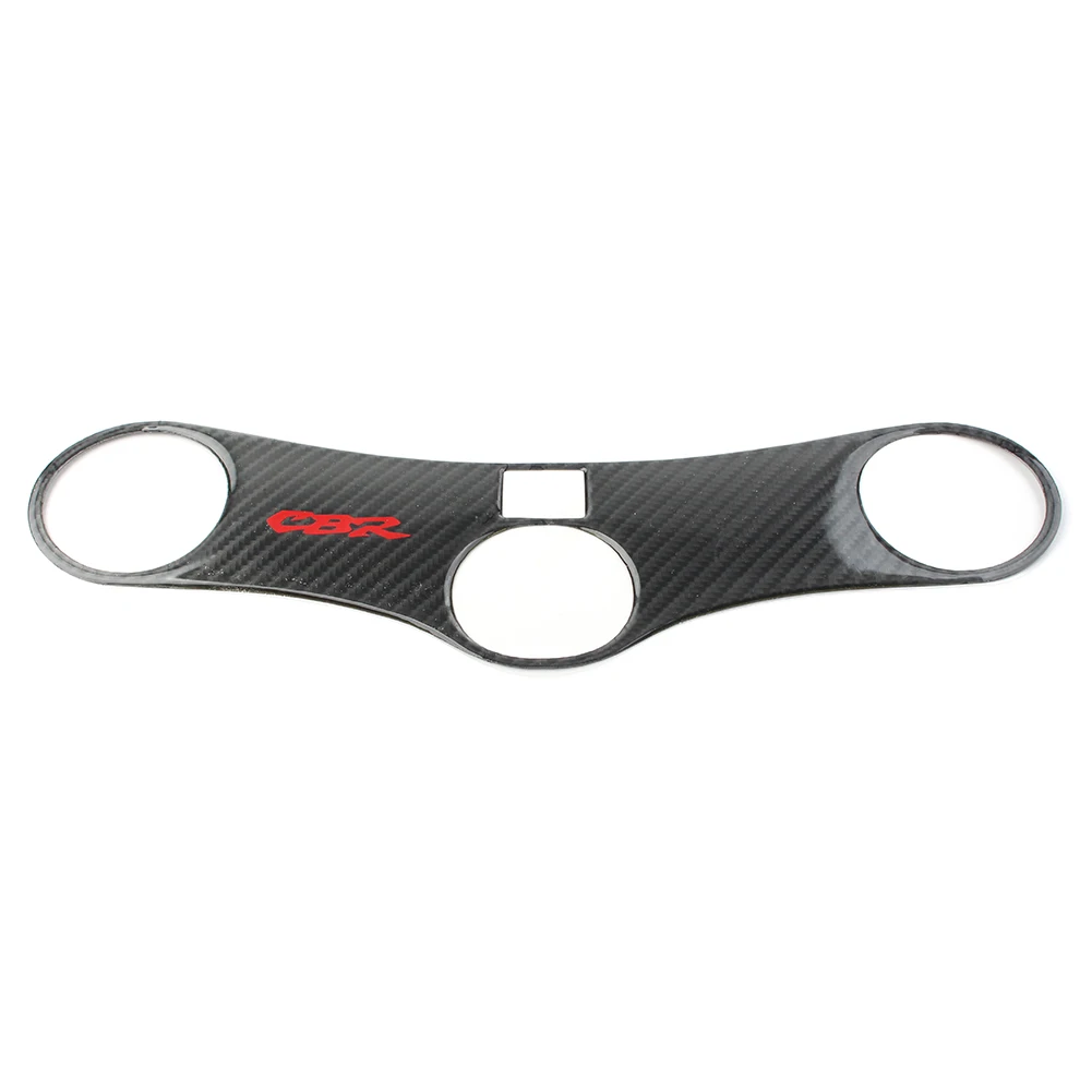 Carbon faser optik Motorrad griff Joch abdeckung Protector Pad Aufkleber für Honda CBR 2002 RR 2015-2018 für cbr929 2003 2015-2018