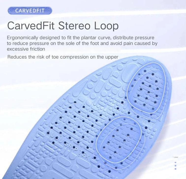 Professional basketball insole for shock absorption anti slip and high elasticity