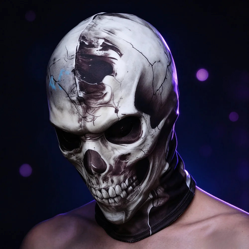 3D Printing Mask - 3D Realistic Skull Balaclava Mask Elastic