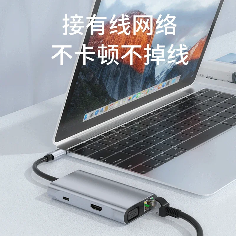usb c hub Type C To HDMI-Compatible 4K Adapter 5GB HUB USB 3.0 100W PD Fast Charge For MacBook Pro Air usb c docking station