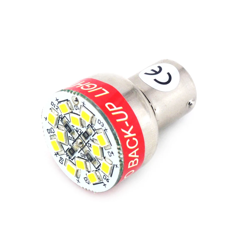 초고휘도 12-SMD-LED 사운드 및 조명 후진등 1개, P21W/1156/Ba15S 베이스. 이 제품은 기존 후진등을 대체하며, 후진 시 차량 뒤에 있는 사람들을 효과적으로 경고합니다. P21W/1156/Ba15S 인터페이스에 적합한 LED 조명 교체 제품입니다. 후진 시 105데시벨 경고음이 발생하여 안전을 보장합니다. 썸네일 6