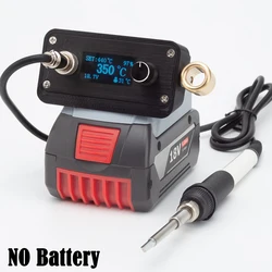 OLED T12 Cordless Soldering Iron Station Electric Solder For Bosch 18V Max Lithium Battery (Batteries not included)