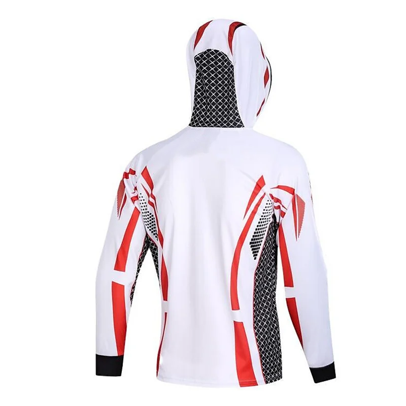 2024 Men's High-Quality Long Sleeve Fishing Clothing Anti-UV Comfortable Ventilation Printing Sublimation Hoodie Jerseys