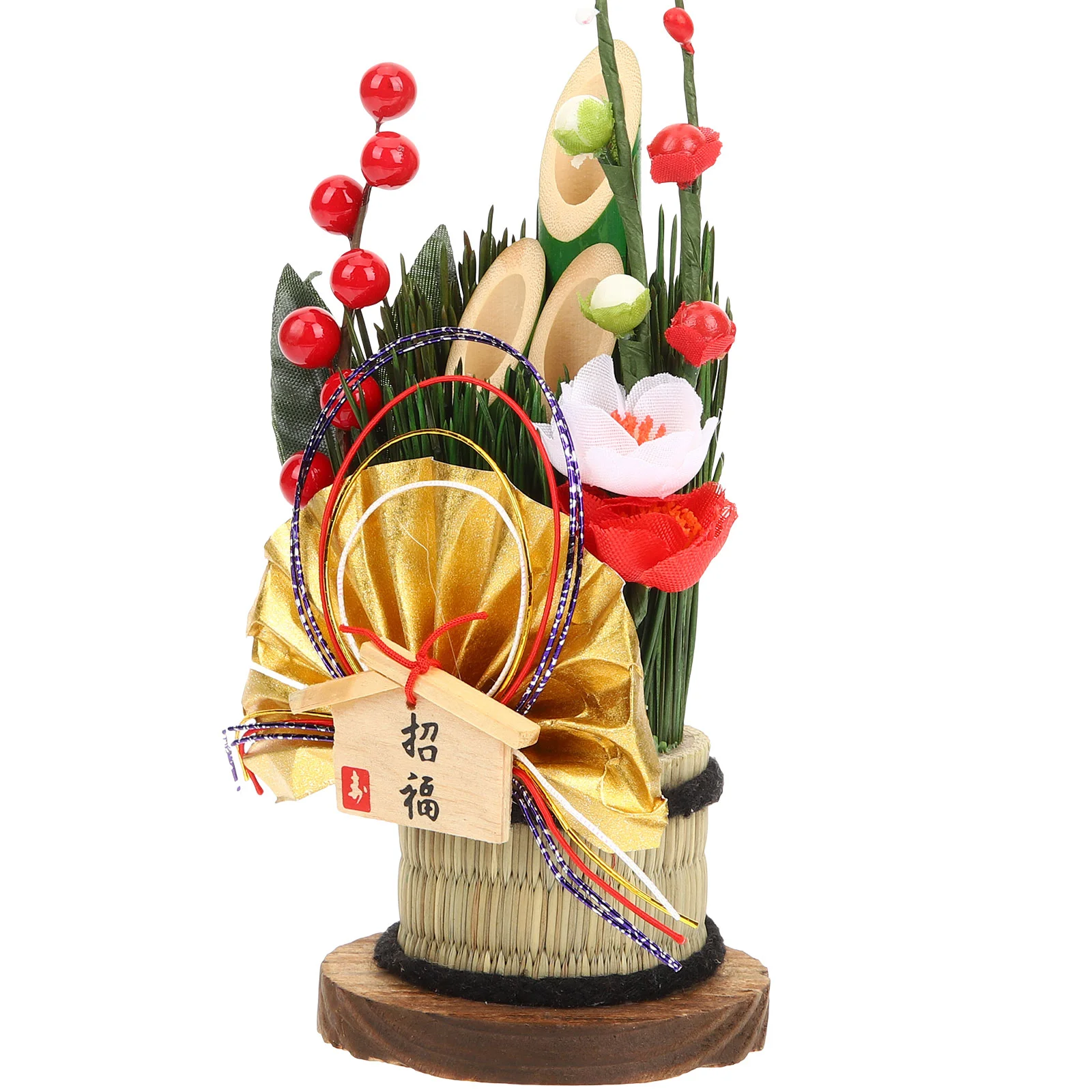 

Dining Table Desktop Decorations Artificial Para Straw Sushi for Plate New Year