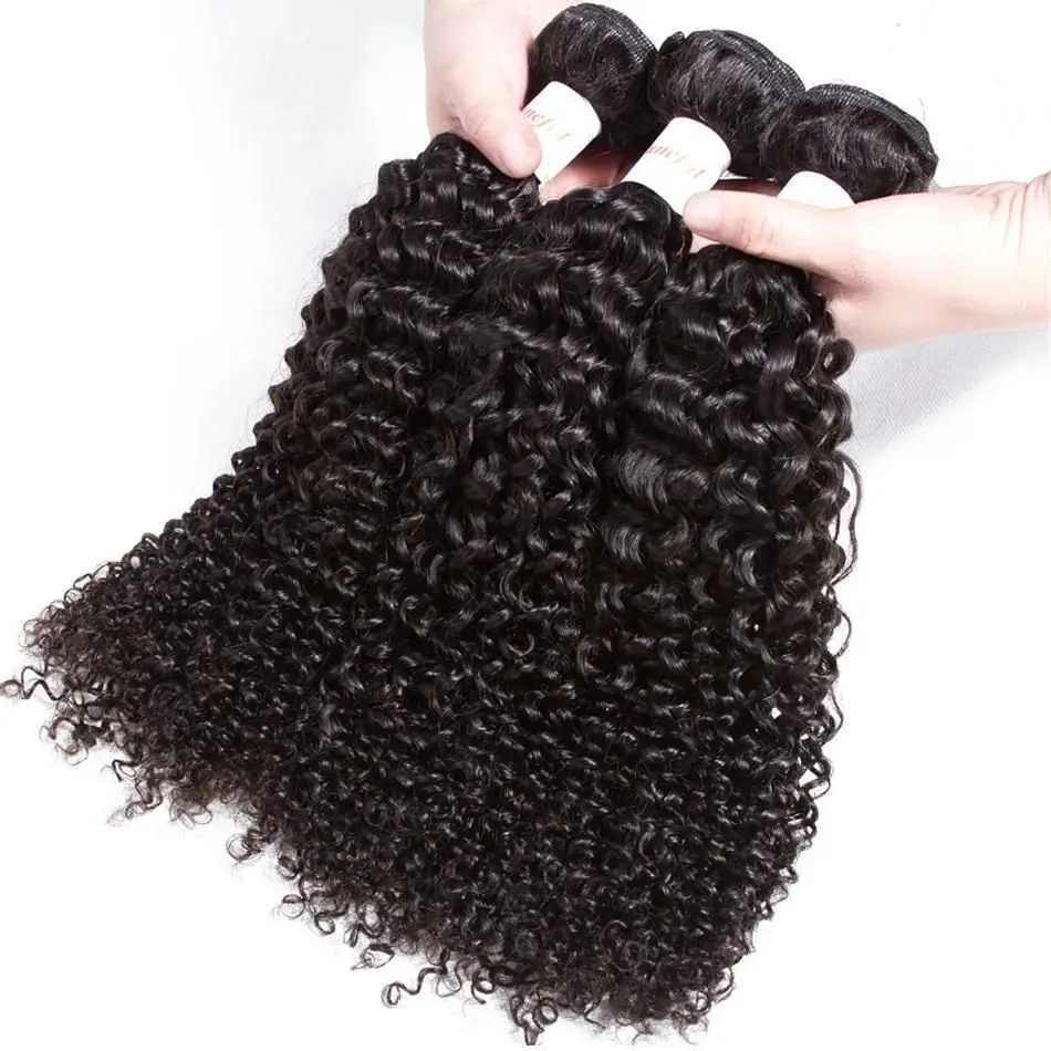 Cheap Brazilian 10A Small Kinky Curly Bundles Unprocessed Kinky Curly Human Hair Pixie Curls Weave 100% Human Hair Extensions