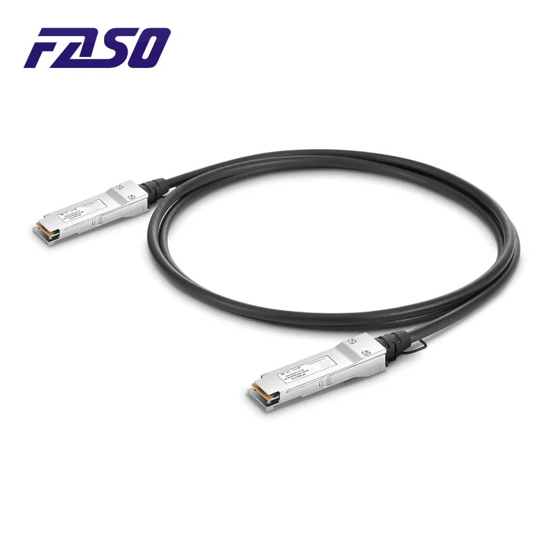 100G DAC Cable QSFP28 to QSFP28 Direct Attach Copper QSFP Twinax DAC Cable 0.5/1/2/3/5M Compatible with Cisco Mikrotik Switch