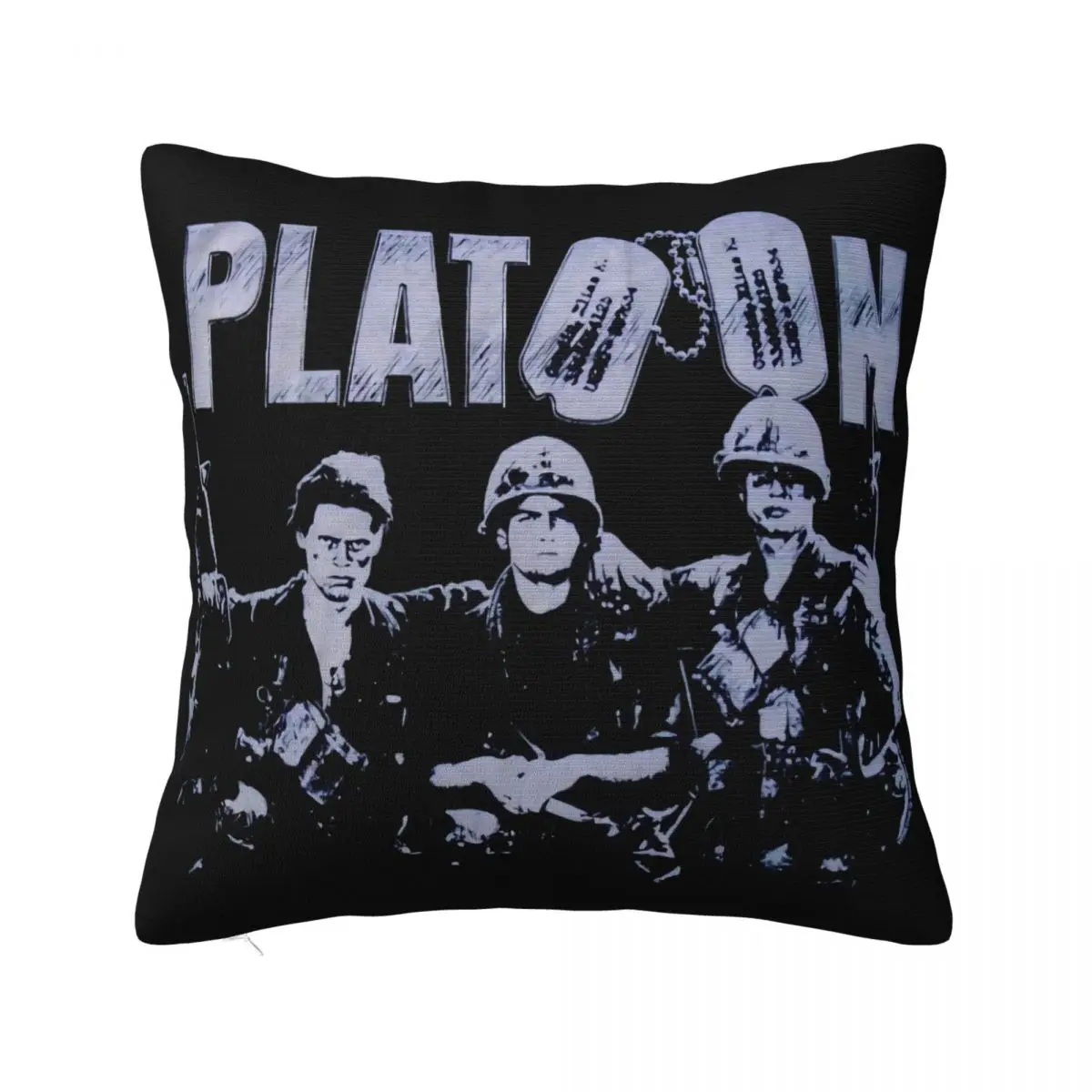 Platoon Charlie Sheen Willem Dafoe Cult Vietnam War Movie Film Smal New Design Pillow Case