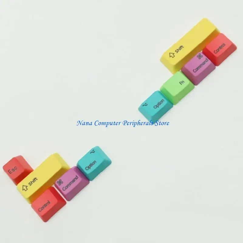 F68C لـ لوحة المفاتيح الميكانيكية Keycaps OEM Profile PBT CMYK Modifiers 10 for Ke