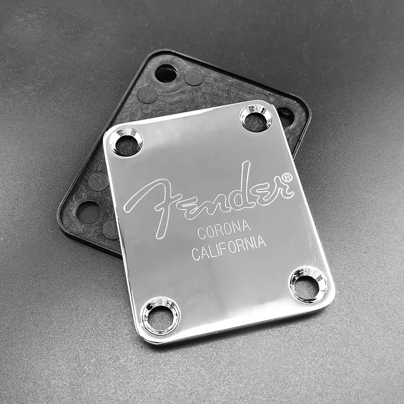 1set Chrome Electric Guitar Neck Plate Fix TL Electric Guitar Neck Joint Board Guitar Accessories