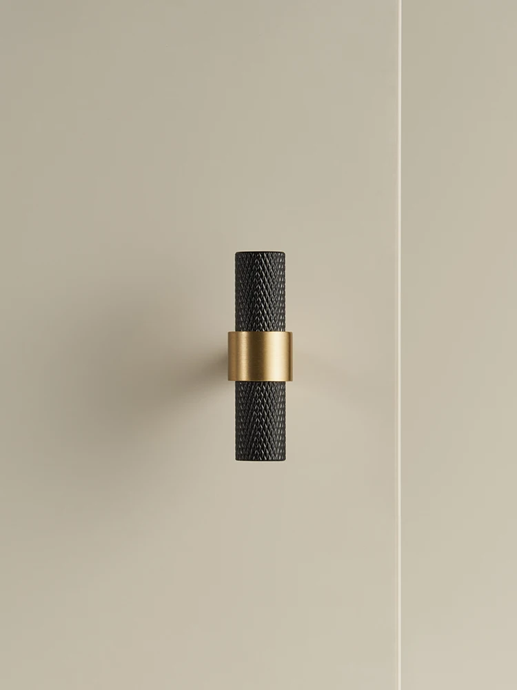 Nurlin Messing Diamantschliff Kreuz Rändelmuster Küchenschrankgriff T-Bar Schublade Kleiderschrank Pull Drop Shipping verfügbar