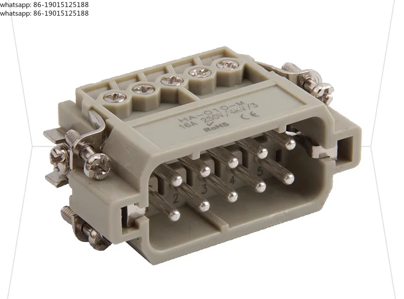 HDC-HA-010-F HDC-HA-00-M 10 pin heavy-duty connector