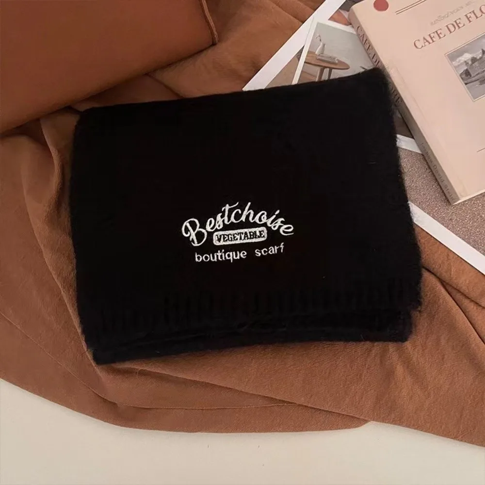 

Новый ветрозащитный грелка для шеи, холодостойкий теплый шейный платок с вышивкой, универсальная шаль в подарок