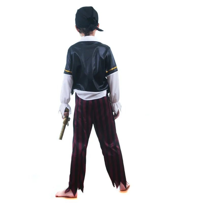 زي القراصنة للأطفال في الهالوين، مجموعة أزياء تنكرية لمرحلة أداء الأدوار