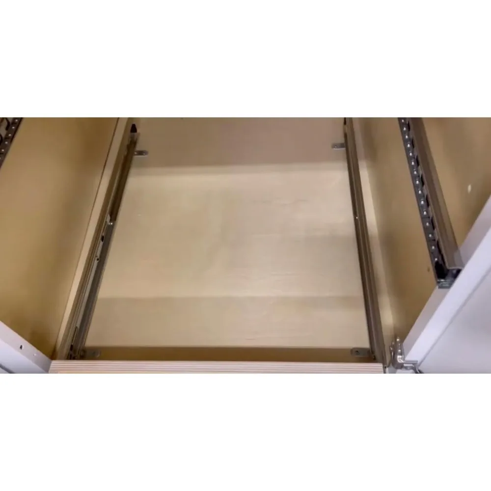 Slide-Out Shelves Organizer for Cabinets - Baltic Birch Pull Out Storage Solutions