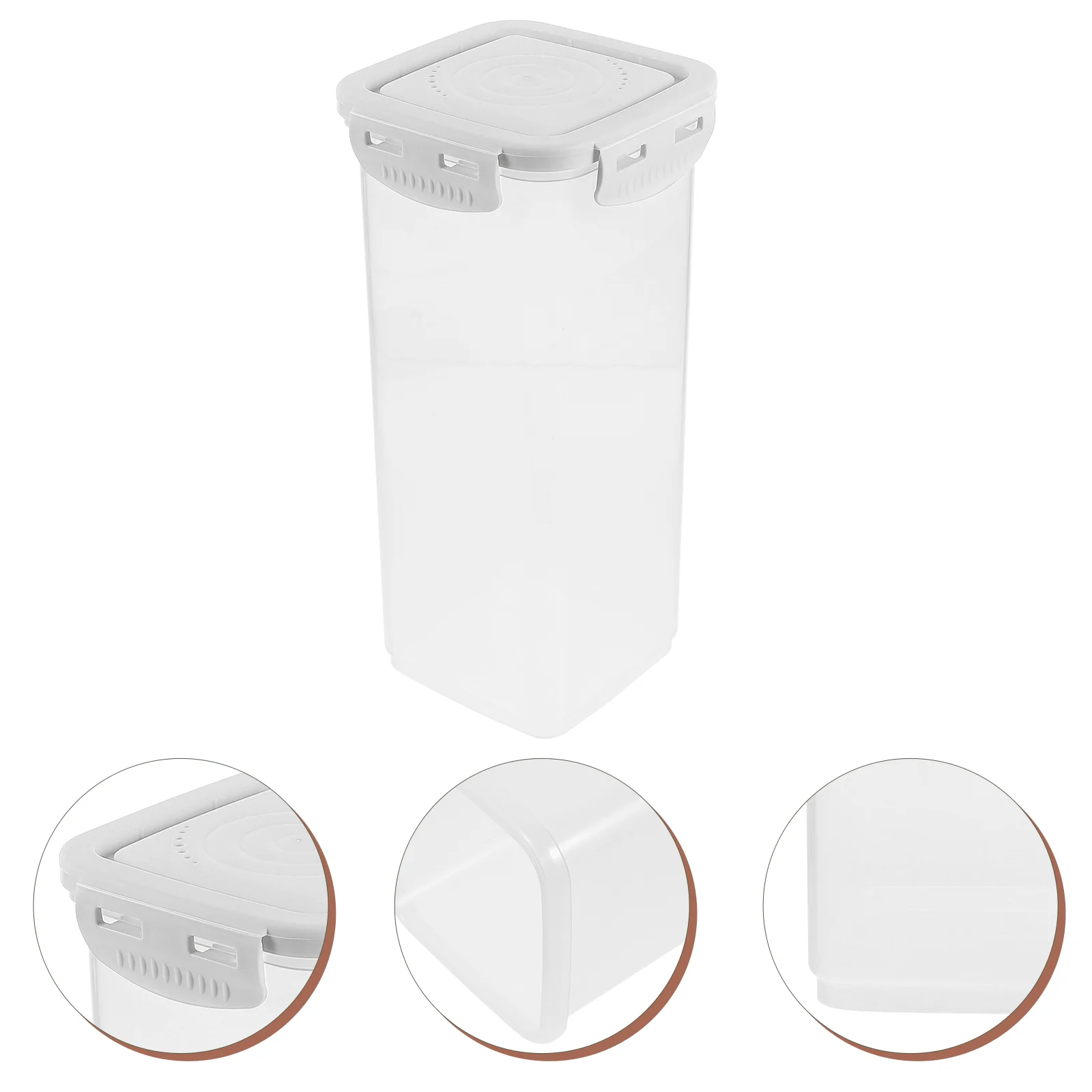 

Bread Storage Box Airtight Container Food Containers Breadbox Jars Bakery Boxes Yogurt with Lids Large Holder