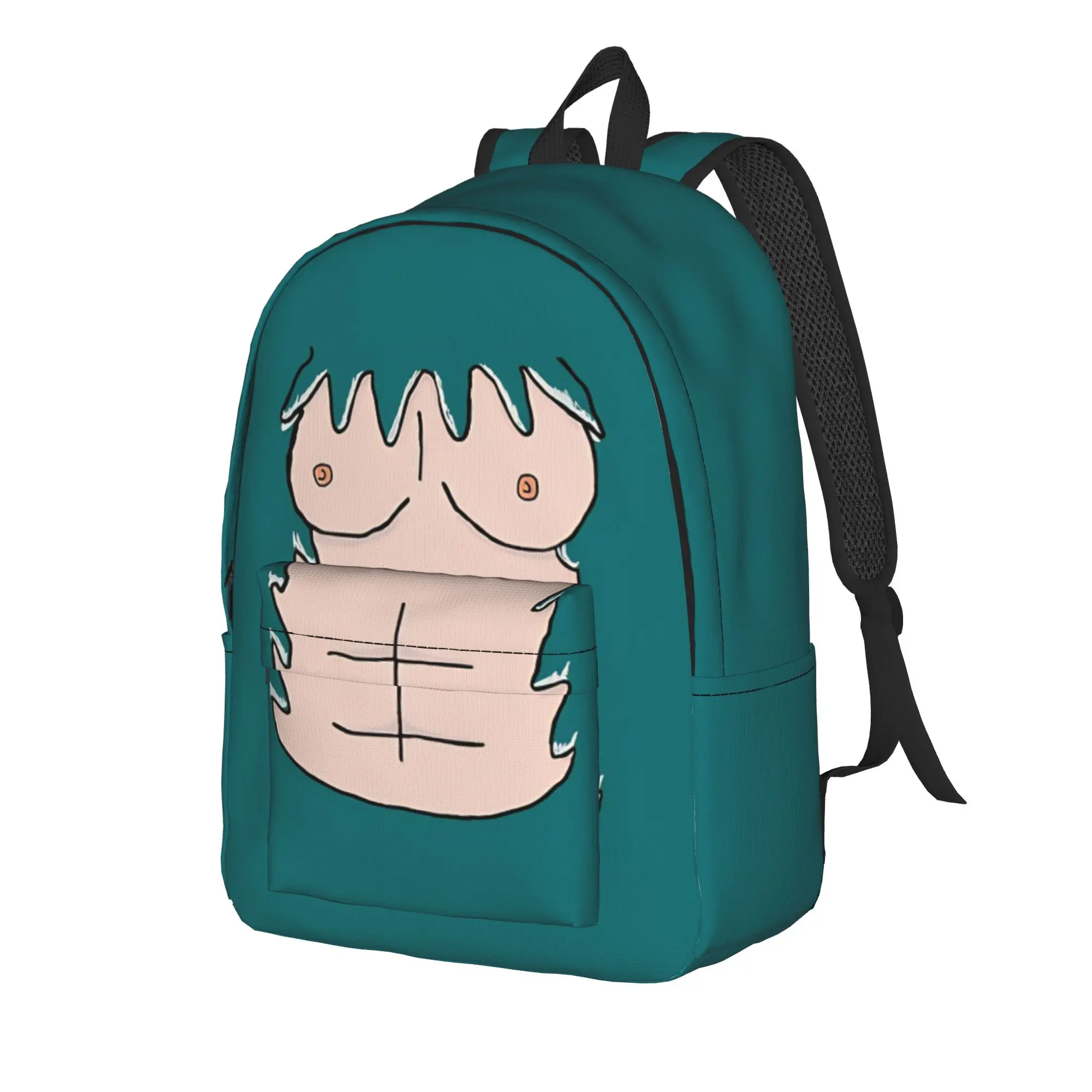 Back to school season simple line art  Schoolbag R-Regular show Students Harajuku Design Backpack