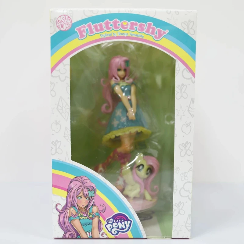 

Anime My Little Pony Fluttershy standing posture Action Figure PVC Model Statue Toys doll Desk Decor Collectible Gifts boxed