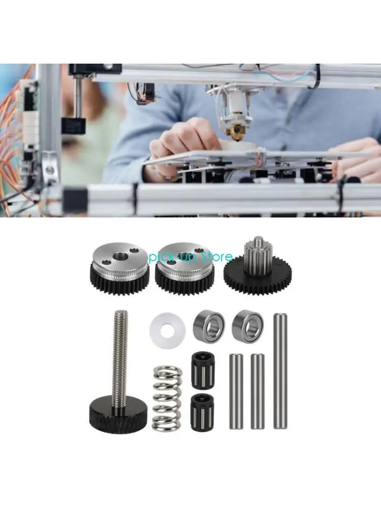 

Q5WA Hardened Gear Assembly for HGX Extruder Improved Filaments Traction and Extrusion