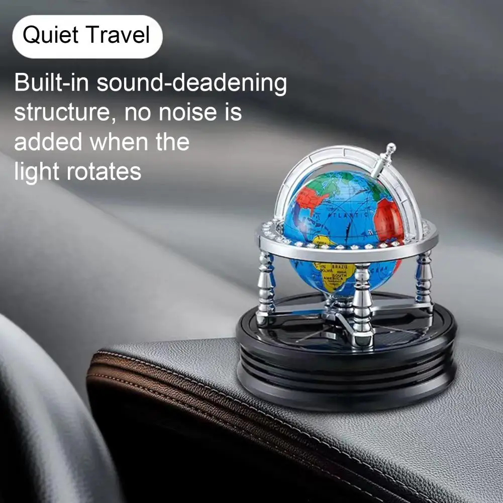 No Battery Car Aromatherapy Globe High-quality Alloy Car Aromatherapy Eco-friendly Solar Car Globe Aromatherapy Perfume for Air