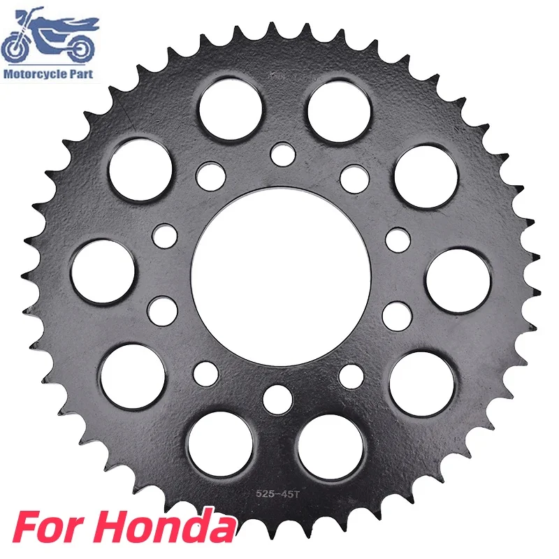 

525-45T Motorcycle Rear Sprocket For Honda CB400 CBR400 NV400 VF400 VFR400 NV600 XRV750 CB CBR NV VF VFR 400 NV 600 XRV 750