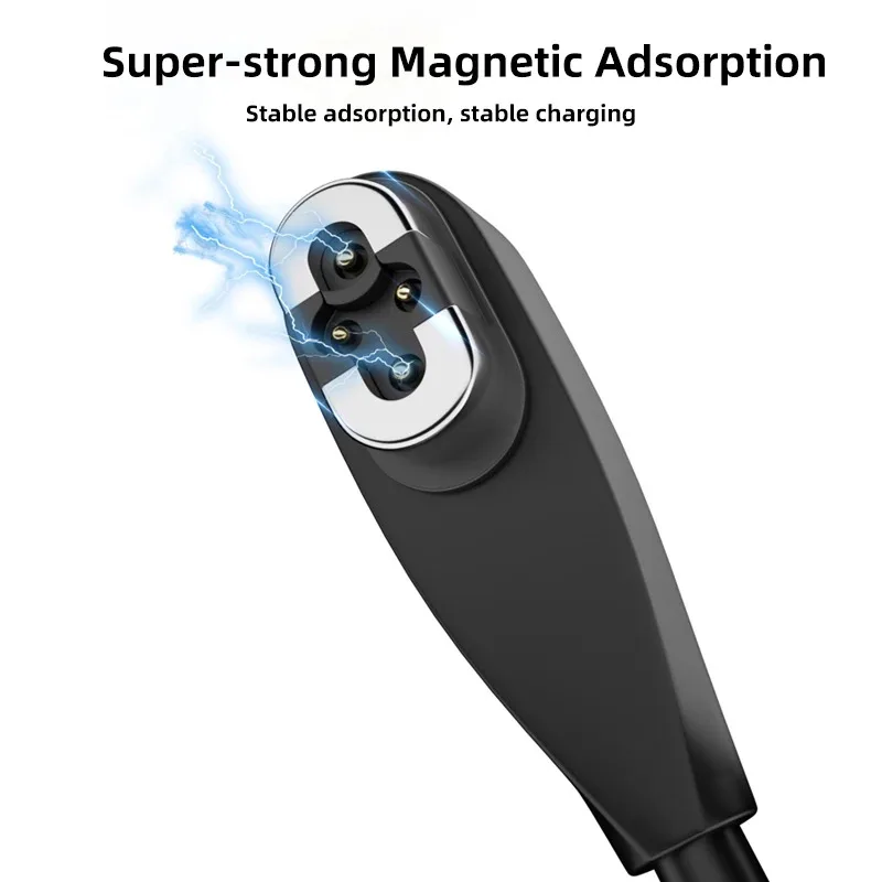 Cable de carga magnético USB tipo C para Shokz Pro S710 USB de carga rápida