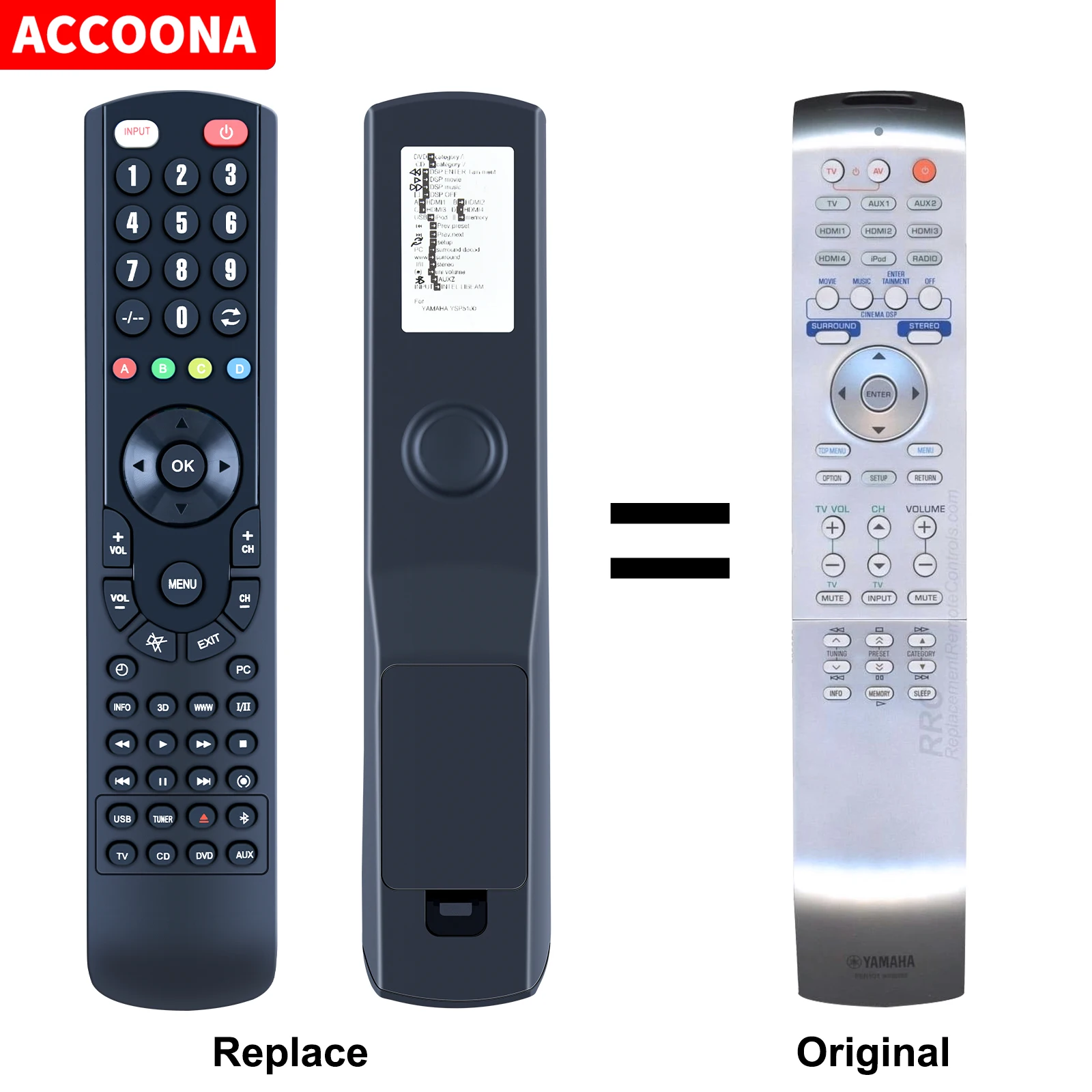 

Remote control WR903900 FSR102 for Yamaha YSP4100,YSP5100