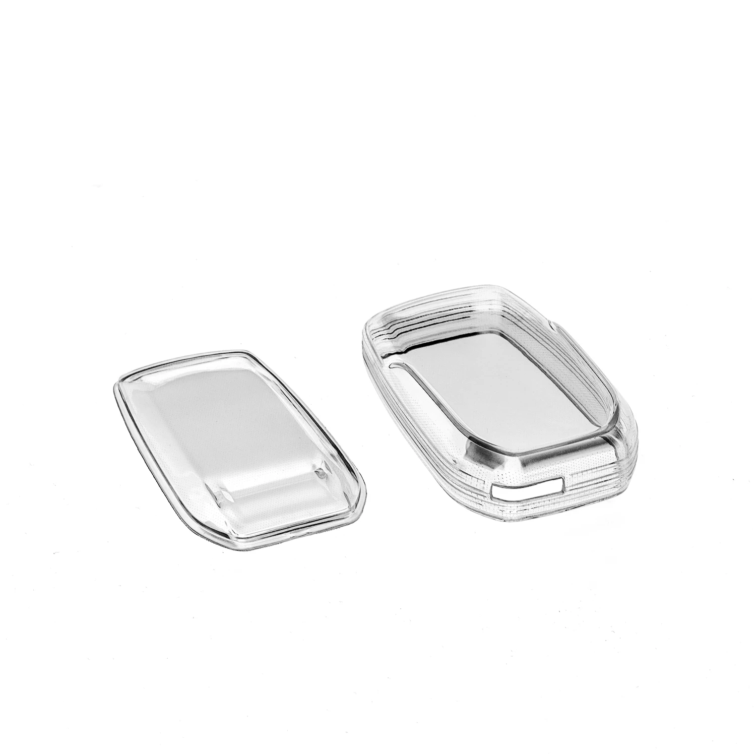 1Pcs Transparent Clear Smart Car Key Fob Cover Case Holder Accessories For Toyota Corolla Cross 2021-2023 Auto Parts