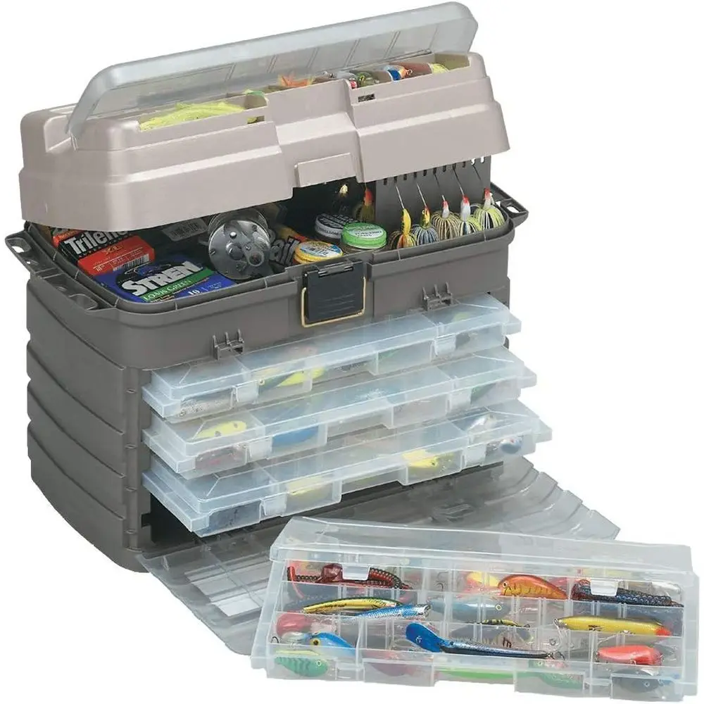 

Tackle System, Includes removable organization storage boxes, Premium Tackle Storage