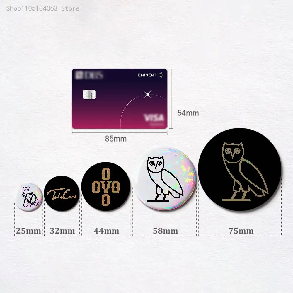 

D-Drake OVO 32mm 58mm 75mm 44mm 25mm Anime Badges Brooches DIY Pins Decorations Birthday Gifts